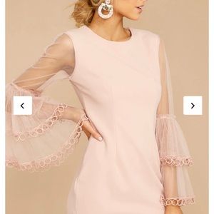 A Night To Remember Blush Pink Dress Size M